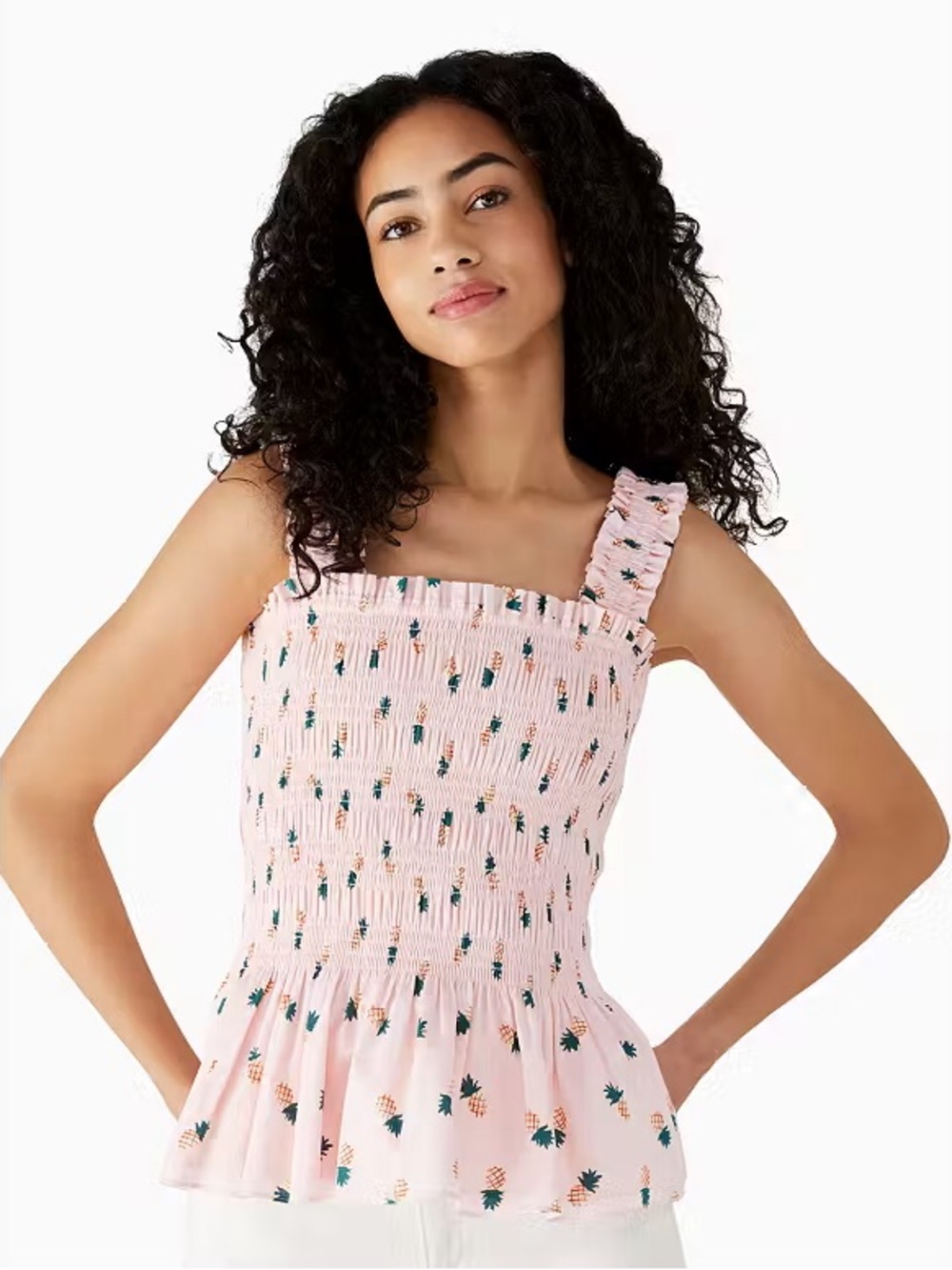 Kate Spade Pineapple Smock Top | NWT